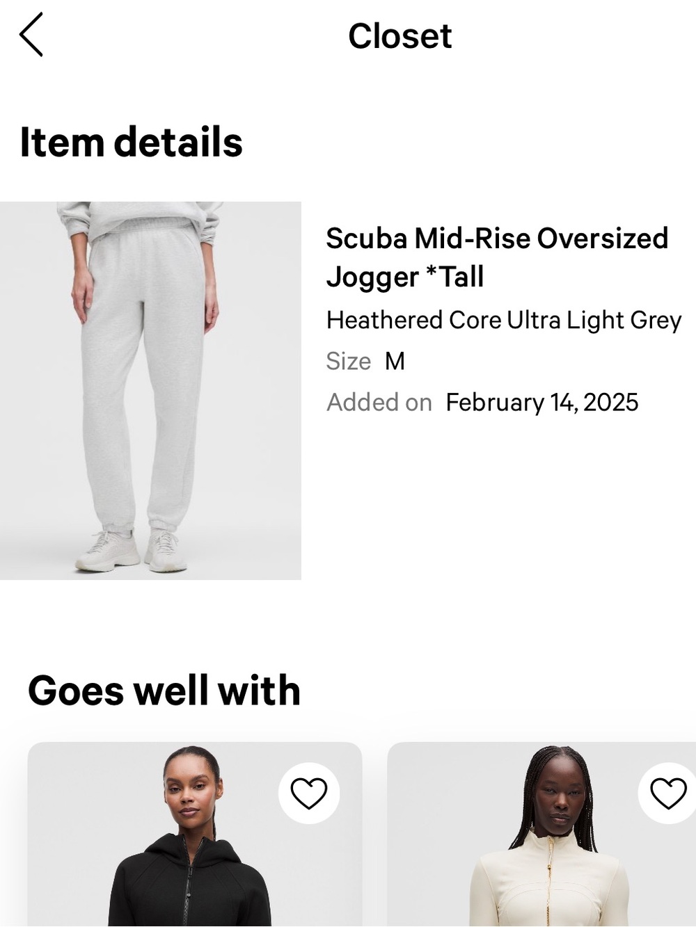 Lululemon Scuba mid-rise oversized Jogger Tall - Picture 7 of 7